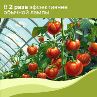 Светодиодная лампа для растений REV А60 E27 7W FILAMENT, 575-650Нм, PPF10 32416 4