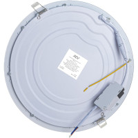 Встраиваемый светодиодный светильник REV, SUPERSLIM ROUND, 293x293x15мм, 24Вт, 4000К, 2040Лм, IP20, 28947 0