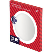 Встраиваемый светодиодный светильник REV, SUPERSLIM ROUND, 293x293x15мм, 24Вт, 4000К, 2040Лм, IP20, 28947 0