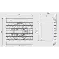 Бытовой вентилятор Soler&Palau Decor 200 C 50-013