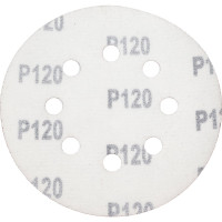 Круг шлифовальный на липучке (5 шт; 125 мм; P120; 8 отверстий) Elitech 1820.038400