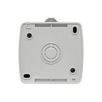 Выключатель EKF Мурманск 1-клавишный 10А IP54 серый EFV10-021-30-54