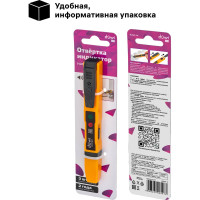 Отвертка-пробник индикаторная duwi ОП-2Э DIY, звуковая, 26007 3
