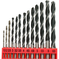 Набор сверл по металлу 1.5-6.5 мм, 13 шт. Туламаш 72663