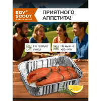 Коптильня одноразовая BOYSCOUT 20х15 см /ольховая щепа, 28 61278