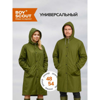 Туристический плащ-дождевик на кнопках BOYSCOUT ПВХ, р. 48-54 8 61191