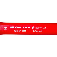 Ключ рожковый односторонний IZELTAS диэлектрический 1000V, 14 мм , 255010014