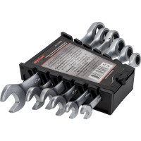 Набор комбинированных трещоточных ключей, 6 предметов AV Steel AV-035060