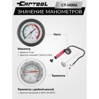 Набор для проверки радиатора Car-tool CT-H006