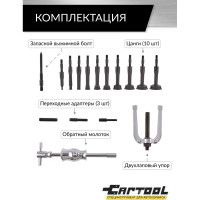 Цанговый съемник подшипников Car-tool CT-B2115