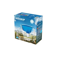 Водоочиститель-кувшин Аквафор модель Лайн, голубой