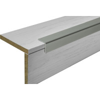 Самоклеющийся уголок ALBERTS алюминиевый, хром 25x25x1х2м, 488550