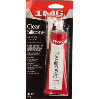 Силиконовый клей-герметик IMG прозрачный, 85г MG-410