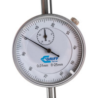 Индикатор ИЧ25 класс 1 ГОСТ 577-68 с ушком производство Guilin Measuring GRIFF D107323