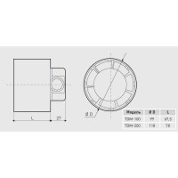 Вентилятор Soler&Palau TDM-200 RE 03-0101-412