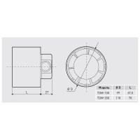Вентилятор Soler&Palau TDM-100 RE 03-0101-411