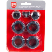 Присоединительный набор Royal Thermo 3/4" black НС-1156777