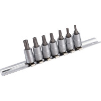 Набор головок TS10-TS40 1/4", на планке, 7 шт. FORCE 20711
