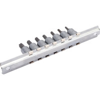 Набор головок TS10-TS40 1/4", на планке, 7 шт. FORCE 20711
