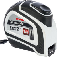 Рулетка MATRIX Autostop 8 м х 25 мм 32553