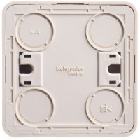 Выключатель 1-клавишный Systeme Electric (Schneider Electric) Этюд, 10 А, IP20, кремовый BA10-001K