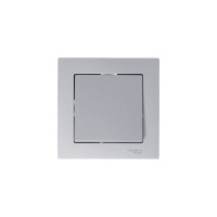 Одноклавишный механизм выключателя Systeme Electric ATLAS DESIGN сх.1 10АХ алюминий ATN000311