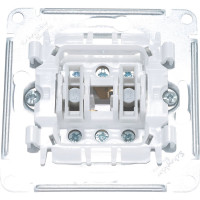 2-клавишный механизм переключателя Systeme Electric СП Glossa сх.6 10AX белый GSL000165