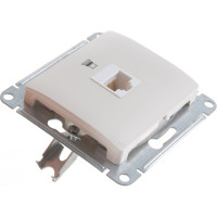 Механизм компьютерной розетки 1-м Systeme Electric (Schneider Electric) Glossa, RJ45, бежевый, арт. GSL000281K