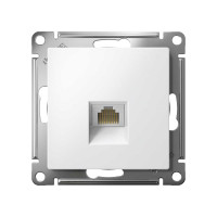 Розетка компьютерная Systeme Electric (Schneider Electric) AtlasDesign, RJ45, 5e, механизм, БЕЛЫЙ ATN000183