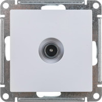 Механизм розетки TV Systeme Electric ATLAS DESIGN проходной 4DB белый ATN000192