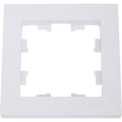 Рамка Systeme Electric 1-м ATLAS DESIGN белая ATN000101