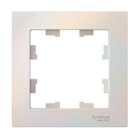 Рамка Systeme Electric 1-м ATLAS DESIGN жемчуг ATN000401