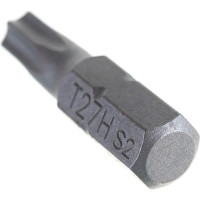Вставка-бита 1/4"DR T-TORX, T27H, 25 мм Ombra 514827