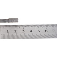 Вставка-бита 1/4"DR T-TORX, T27H, 25 мм Ombra 514827