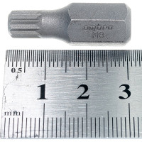 Вставка-бита 10 мм DR SPLINE, M8, 30 мм Ombra 531708