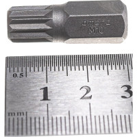 Вставка-бита 10 мм DR SPLINE, M10, 30 мм Ombra 531710