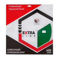 Диск алмазный отрезной сплошной Diam 400x2,4x9.5x32/25,4 Гранит-Элит, серия Экстра (Гранит, Керамогранит) 000587