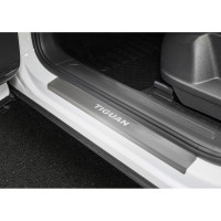 Накладки на пороги Rival для Volkswagen Tiguan 2016-н.в, нерж. сталь, 4 шт NP.5807.3