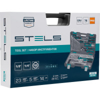 Набор инструментов 76 шт, 12-гранные головки STELS 14116
