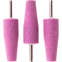 Шарошка абразивная (3 шт; 25х70x6 мм; F46; конус удлиненный) MATRIX 76000