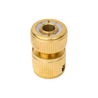 Соединитель латунный быстросъемный для шланга 1/2" PALISAD 66264