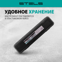 Динамометрический ключ 5-24 Нм, 1/4", CrV, хромированный STELS 14158