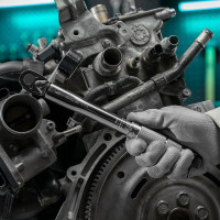 Динамометрический ключ 5-24 Нм, 1/4", CrV, хромированный STELS 14158