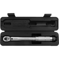 Динамометрический ключ 5-24 Нм, 1/4", CrV, хромированный STELS 14158