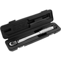 Динамометрический ключ 5-24 Нм, 1/4", CrV, хромированный STELS 14158