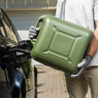 Канистра для ГСМ вертикальная, 20 л пластиковая, усиленная STELS 53127