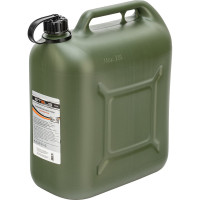 Канистра для ГСМ вертикальная, 20 л пластиковая, усиленная STELS 53127