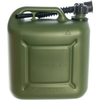 Канистра для ГСМ вертикальная, 10 л пластиковая, усиленная STELS 53126