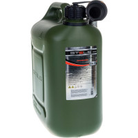 Канистра для ГСМ вертикальная, 10 л пластиковая, усиленная STELS 53126