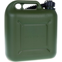 Канистра для ГСМ вертикальная, 10 л пластиковая, усиленная STELS 53126